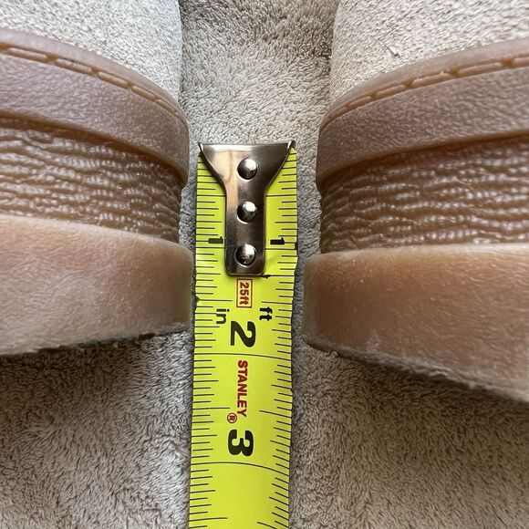 Puma Mayze Alpine Snow Cream Brushed Suede Platform Sneaker Women 8.5 Athleisure - Picture 12 of 15